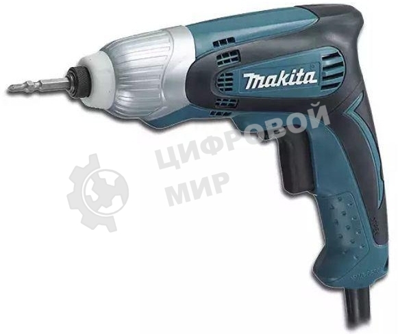 Дрель-шуруповерт Makita TD0100, 230 Вт, 100 Нм, щеточный, ударный