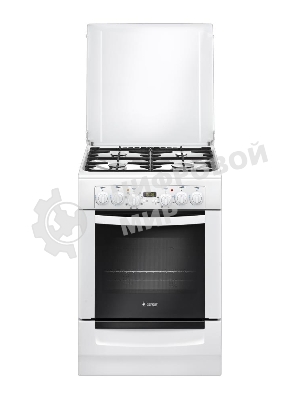 Плита комбинированная Gefest ПГЭ 6102-03 белый, конфорок 4 газовых, духовка 55 л, 60 см x 85 см x 60 см