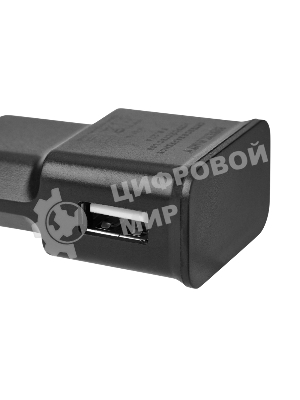 Сетевое зарядное устройство Rexant USB, 5V, 2.1 A, черный