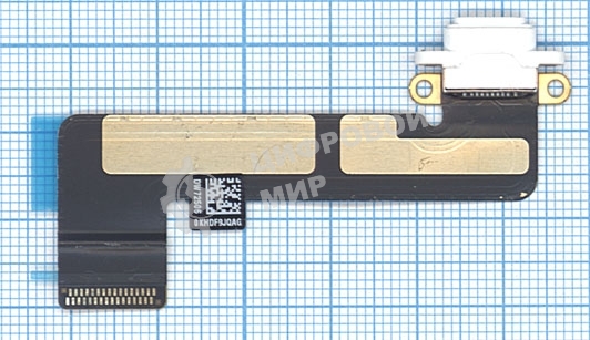 Шлейф с разъемом питания для планшета Apple iPad mini белый