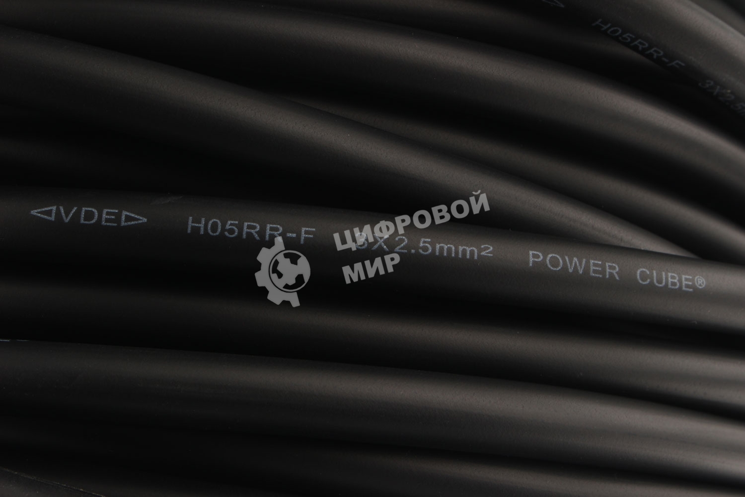 Удл. на мет. катушке “Power Cube” IP44 16А 50м резина 3*2,5мм2 4 роз. с/з