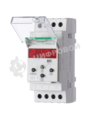 Реле времени PCZ-521-1 (1канал-125пар вкл./выкл. сут./нед. Циклы 24-264В AC/DC 16А 1P IP20 монтаж на DIN-рейке)(аналог ТЭ-15) F&F EA02.002.010