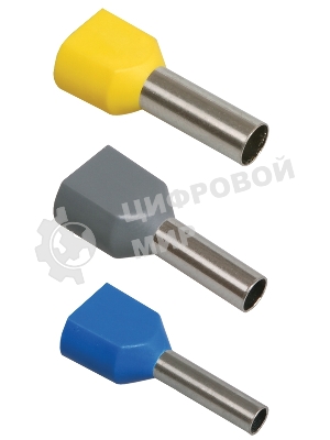 Наконечник-гильза изол. НГИ2 0.75-10 бел. (уп. 100 шт) IEK UTE10-D2-1-100