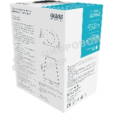 Светильник Gauss Sigma садово-парковый настенный архитектурный, 2xGU10, 125x88x156мм, 170-240V/50Hz, 2xMax.35W, IP54, 1/30