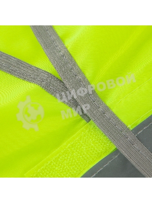 Жилет сигнальный Сибртех, желтый, размер XL