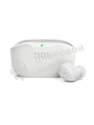 Наушники TWS JBL Wave Buds белый, внутриканальные, Bluetooth, быстрая зарядка, до 8 ч