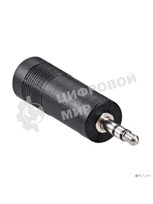 Переходник аудио стерео VCOM CA545 3.5мм M (штекер) --> 6.35мм F (гнездо)