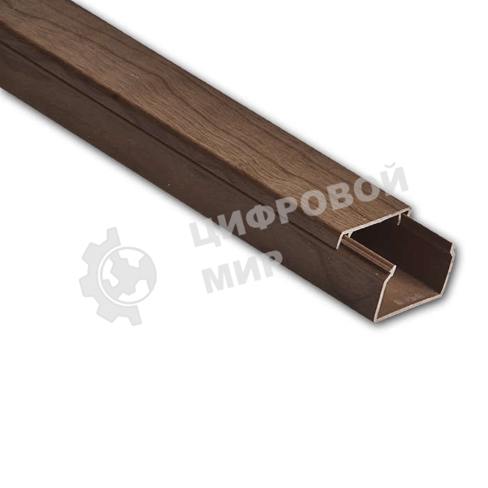 Кабель-канал 40х25 L2000 пластик дуб (темн. основа) Рувинил РКК-40х25-08М