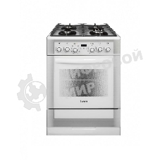 Плита комбинированная Gefest ПГЭ 6502-03 0242 белый, конфорок 4 газовых, духовка 55 л, 60 см x 85 см x 60 см