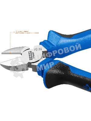 Бокорезы Зубр БУЛЬДОГ эксцен распол шарнира покрытие Н12Х1 160мм Проф 2201-5-16_z02