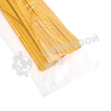 Трубка термоусаживаемая PROconnect ТУТ 18,0/9,0мм, желтая, упаковка 50 шт. по 1м,