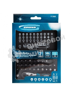 Набор бит Gross 11365 1-4