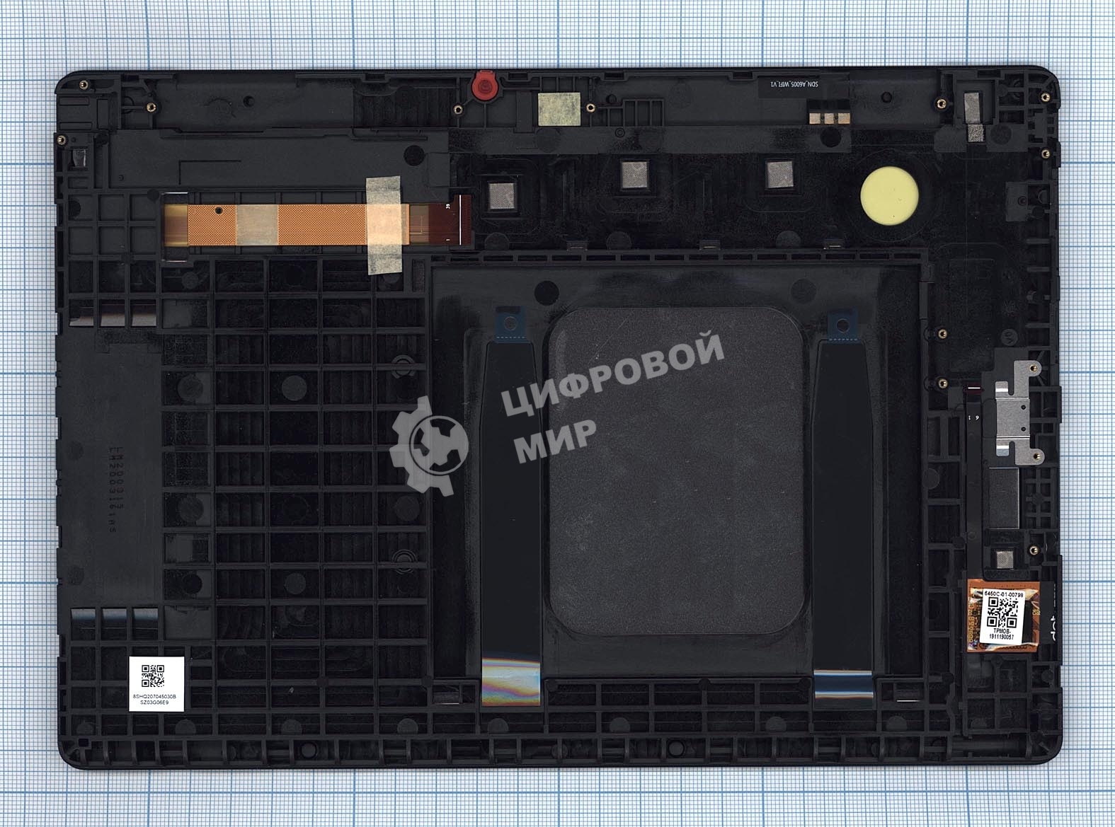 Модуль (матрица + тачскрин) для Lenovo Tab E10 TB-X104F TB-X104L черный с рамкой