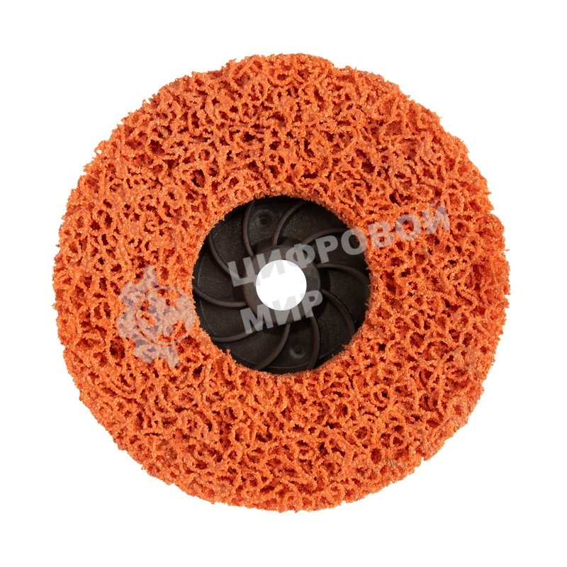 Круг зачистной Kranz коралловый CERAMIC 125xМ14, быстрая установка, адаптер