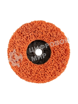 Круг зачистной Kranz коралловый CERAMIC 125xМ14, быстрая установка, адаптер