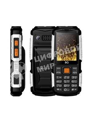 Мобильный телефон BQ 2430 Tank Power серебро/камуфляж