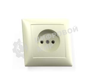 Розетка Кунцево-Электро 1-м СП Селена 16А IP20 РС16-369 сл. кость