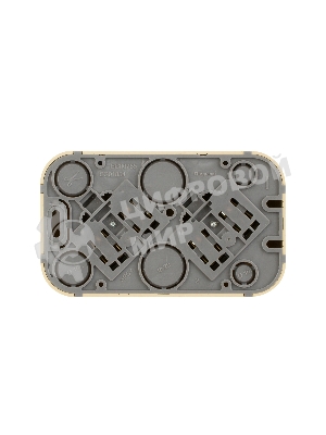 Блок розеток Quteo с предварительным подключением 2x2К+З без шторок, 16A, 250 В, IP 20, Дерево