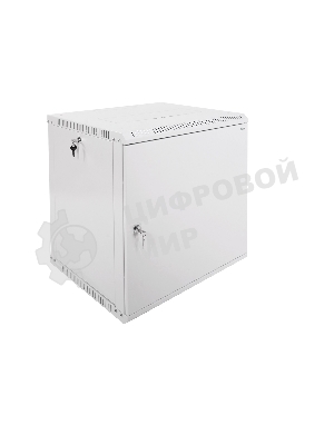 Шкаф настенный ЦМО ШРН-Э-12.500.1 12U 600x520 мм пер. дв. стал. лист несъемные бок. пан. серый