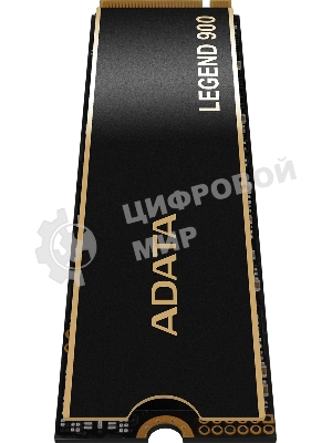 Накопитель SSD ADATA LEGEND 900, 1Tb, PCIe 4.0 x4, M.2 2280, NVMe, R/W 7000/4700, с радиатором