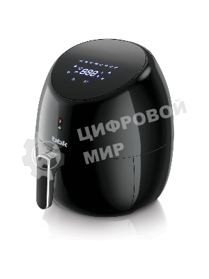 Аэрогриль BBK AF505D черный, 2000 Вт, 5 л, сенсор, 8 программ