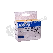 Картридж струйный ProfiLine PL-CLI-526C с чипом для принтеров Canon Pixma IP4850/MG5150/MG5250/MG6150/MG8150 Cyan водн