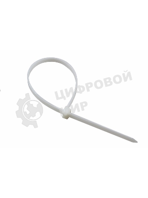 Хомут-стяжка нейлоновая многоразовая Rexant 300x7,5 мм, белая, упаковка 100 шт.