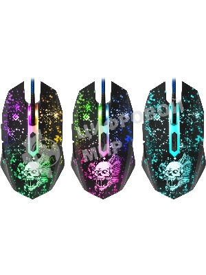 Комплект клавиатура+мышь Defender Tor MHP-127 проводной, USB, 3200 DPI, чёрный