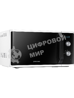 Микроволновая печь Samsung MS23K3614AW белый, 23 л, 800 Вт, переключатели - поворотный механизм