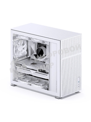Компьютерный корпус без блока питания Case JONSBO D41 MESH, Midi-Tower, TG, no fan, 1xUSB-A 3.2 + 1xUSB-C 3.2, ATX, mATX белый