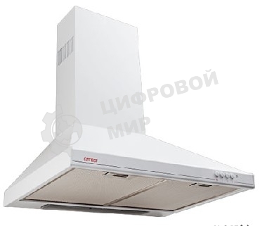 Вытяжка каминная Gefest ВО 10 К45 белый, 60 см, 300 куб. м/ч, 75 дБ