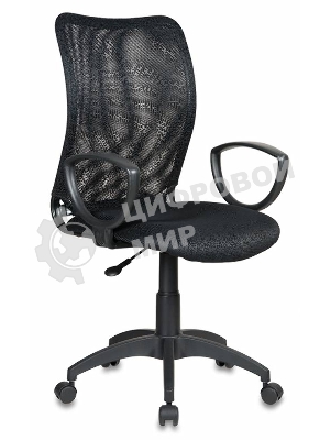Кресло Бюрократ Ch-599AXSN черный, сетка, 120 кг, механизм качания