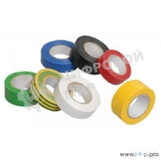 Изолента IEK UIZ-20-10-K52 0,18х19 мм желто-зеленая 20 метров IEK