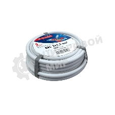 Провод соединительный ПВС Rexant 2x1,5 мм², белый, длина 5 метров, ГОСТ 7399-97