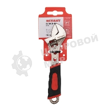 Разводной ключ Rexant 150 мм, двухкомпонентная рукоятка