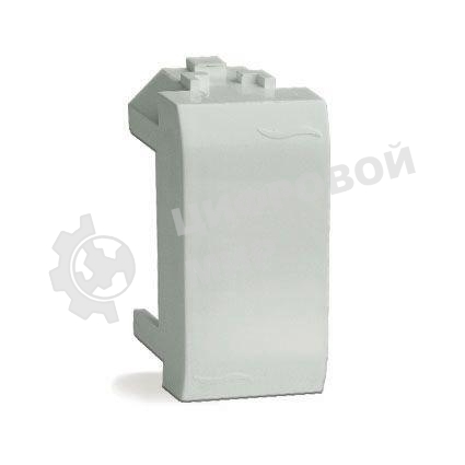 Заглушка BRAVA 1мод. белый ДКС 76616B