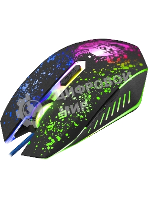 Комплект клавиатура+мышь Defender Tor MHP-127 проводной, USB, 3200 DPI, чёрный