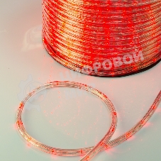 Дюралайт LED, постоянное свечение (2W) - красный, 36 LED/м, бухта 100м Neon-Night