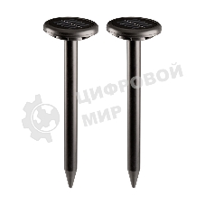 Набор ультразвуковых отпугивателей кротов Rexant на солнечной батарее (R30*2 черный)