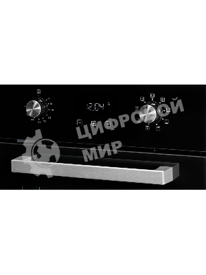 Духовой шкаф электрический Weissgauff EOY 451 PDB черный, встраиваемый