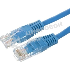 Патч-корд NTSS NTSS-PC-UTP-RJ45-5e-1.5-LSZH-BU NTSS-PC-UTP-RJ45-5E-1.5-LSZH UTP RJ-45 вил.-вилка RJ-45 cat.5e 1.5м синий LSZH (уп.:1шт) 26AWG