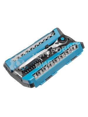 Набор торцевых Gross 14144 головок, трещотка 120 зубьев, 36 предметов