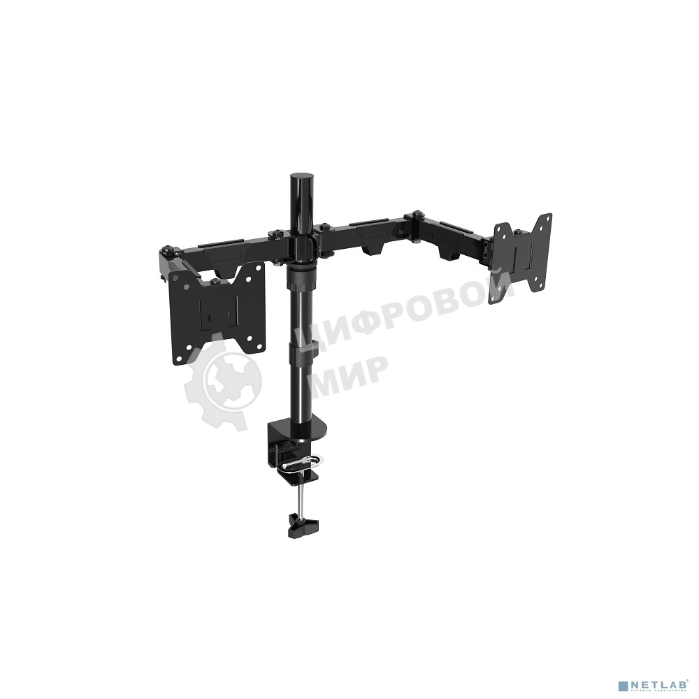 Настольное крепление Wize WDM2-32 для двух мониторов 14