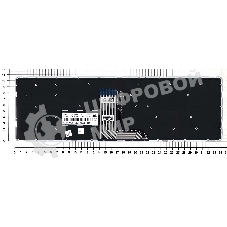 Клавиатура для ноутбука Lenovo Yoga 500-15, черная с подсветкой