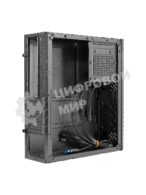 Компьютерный корпус Desktop ExeGate MI-302U (mATX/mini-ITX, без БП, 1хUSB+1хUSB 3.0, HD аудио, черный)