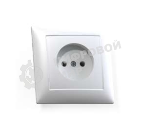 Розетка Кунцево-Электро 1-м СП Селена 16А IP20 РС16-369 бел.