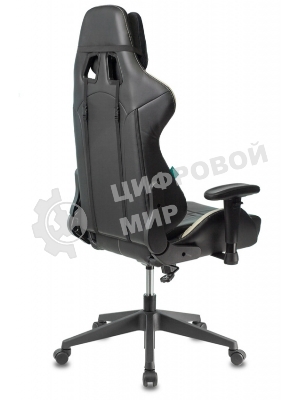 Кресло Бюрократ VIKING 5 AERO WHITE черный/белый, экокожа, 120 кг, механизм качания