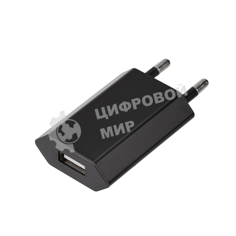 Сетевое зарядное устройство Rexant USB, 5V, 1 A, черный