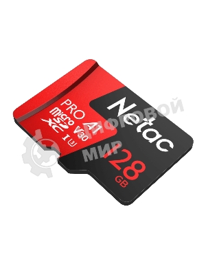 Флеш карта MicroSD card Netac P500 Extreme Pro 128Gb, retail version w/o SD adapter