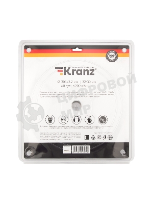 Диск пильный Kranz 305 мм х 60 зуб х 32/30 мм